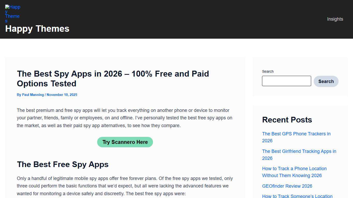 The Best Spy Apps in 2026 – 100% Free and Paid - Happy Themes